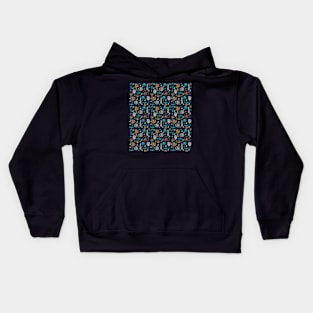 Oceanic life pattern Kids Hoodie